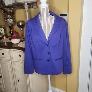 Vintage Linea by Louis dell'olio purple blazer jacket women's size L